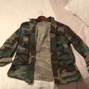 Vintage Camo Oversized Jacket